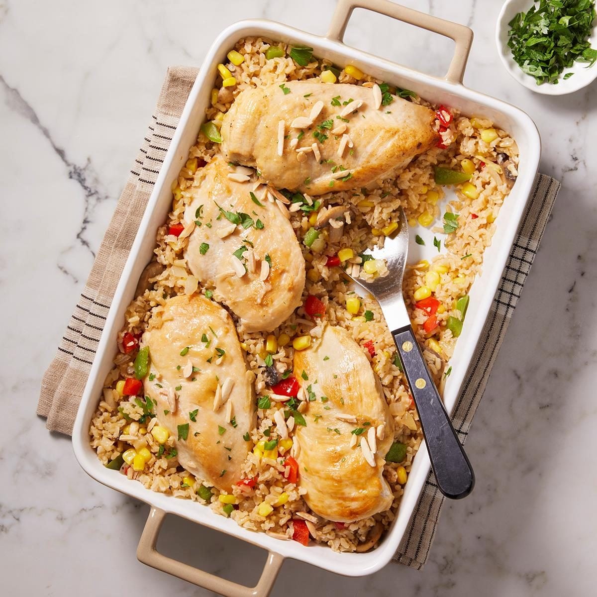 Chicken Rice Vegetable Casserole