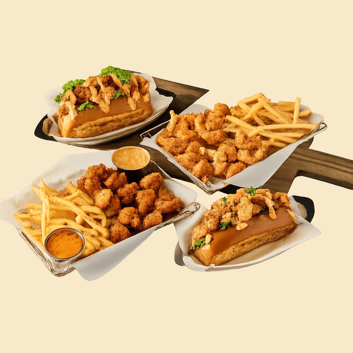 Restaurant Fish Specials Smashburger Shrimp Basket