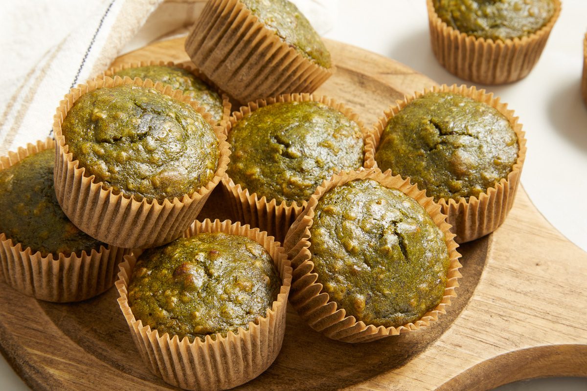 Spinach Banana Muffins