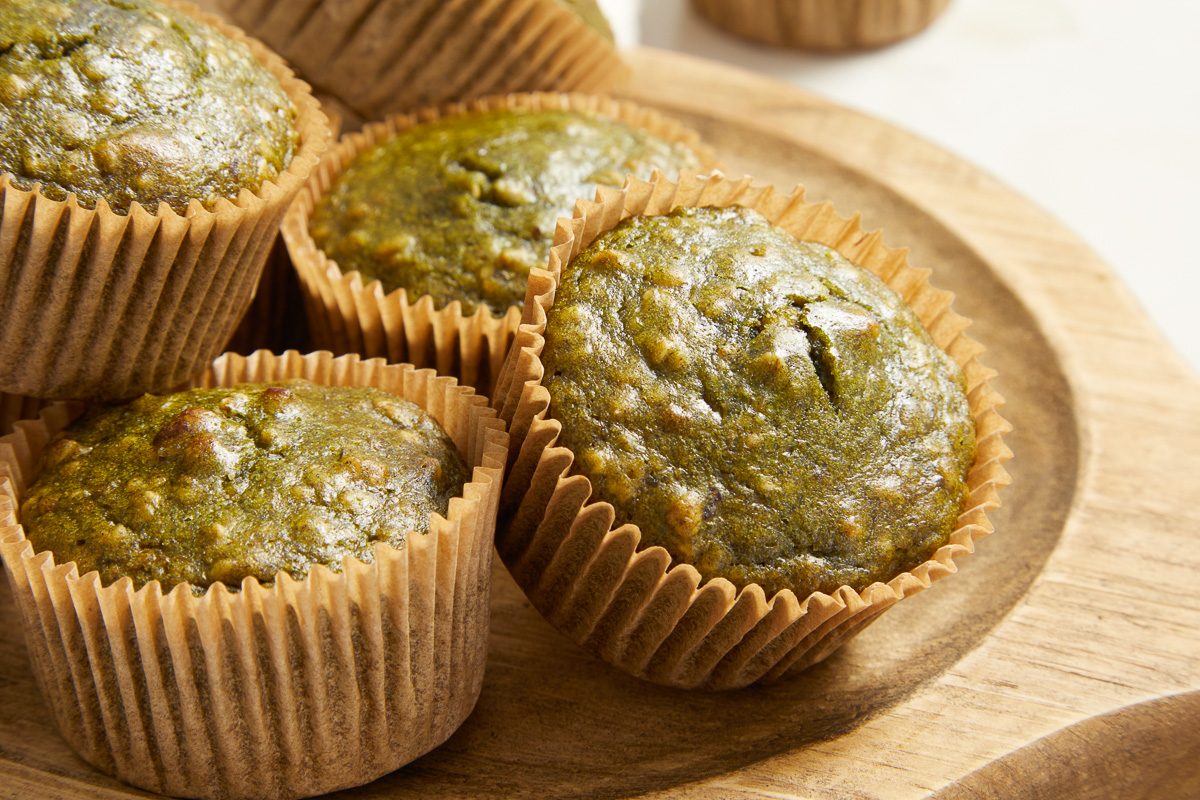 Spinach Banana Muffins