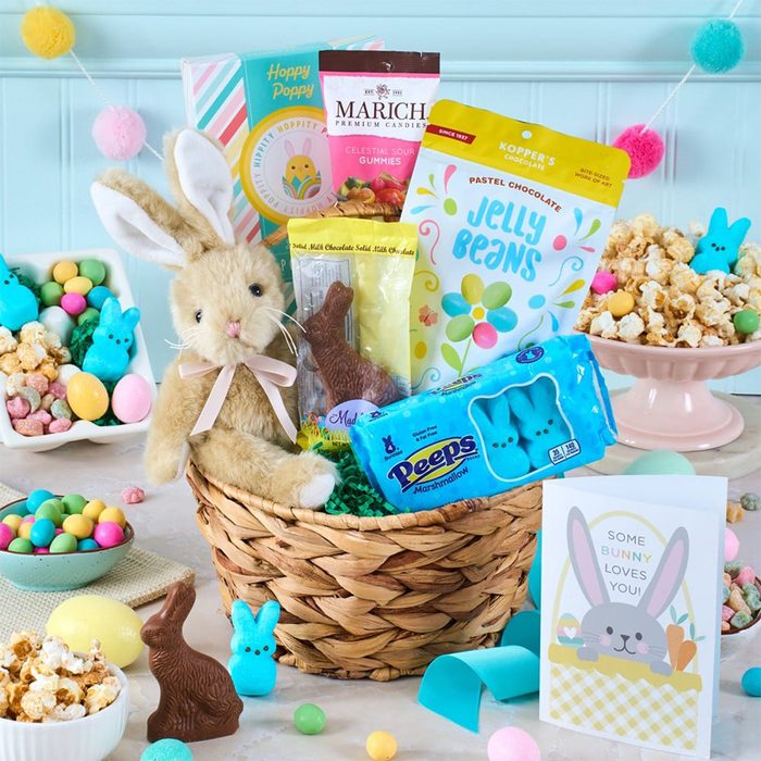 Classic Gourmet Easter Basket Via Gourmetgiftbaskets.com