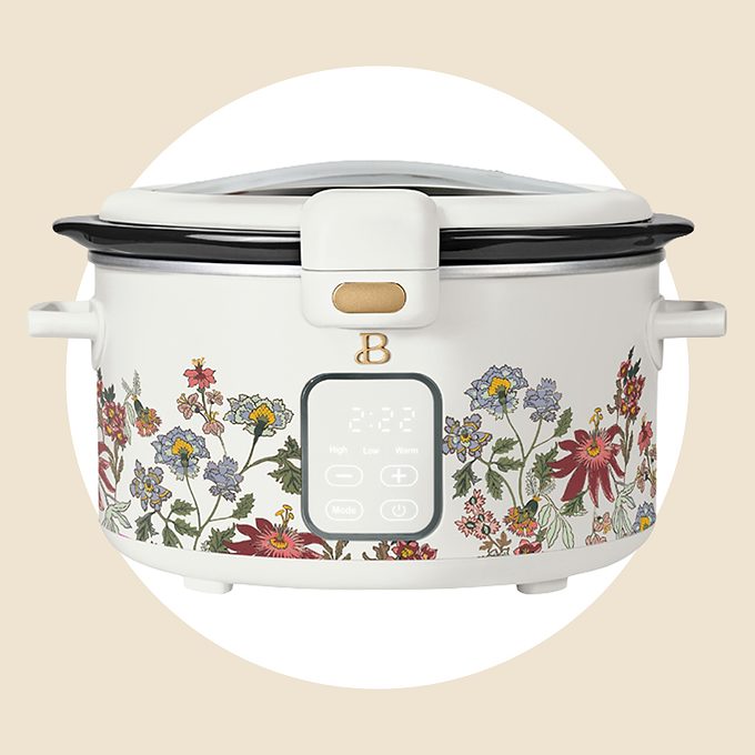 Digital Slow Cooker With Hinged Locking Lid