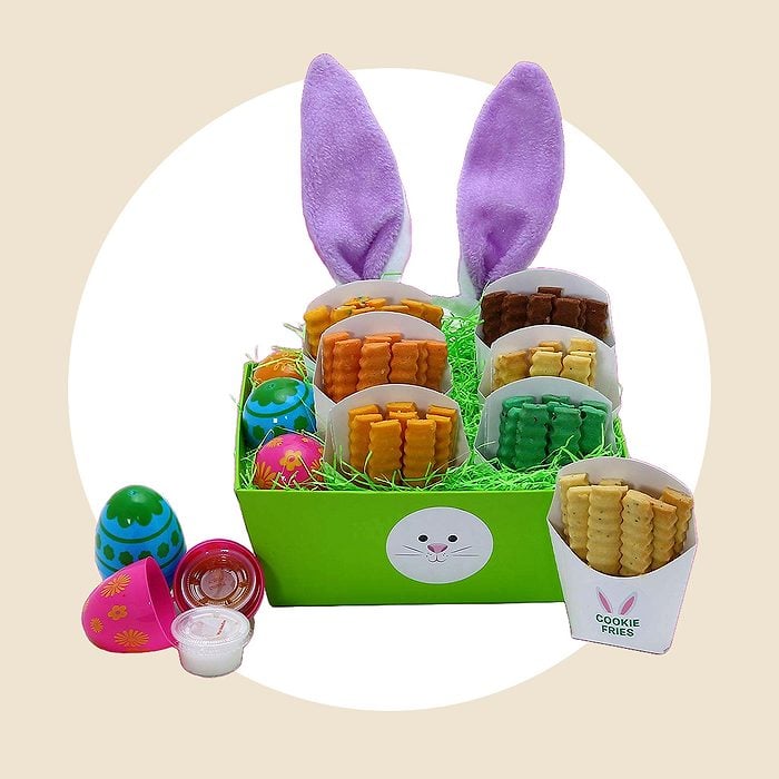 Easter Bunny Cookie Fries Gift Basket