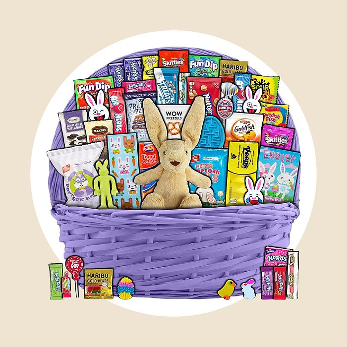 Filled Easter Gift Basket