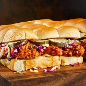Nashville Hot Honey Chicken Sliders