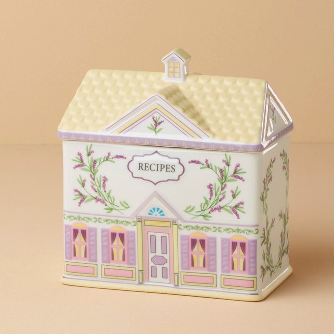 Lenox Spice Village Recipe Box Via Lenox.com