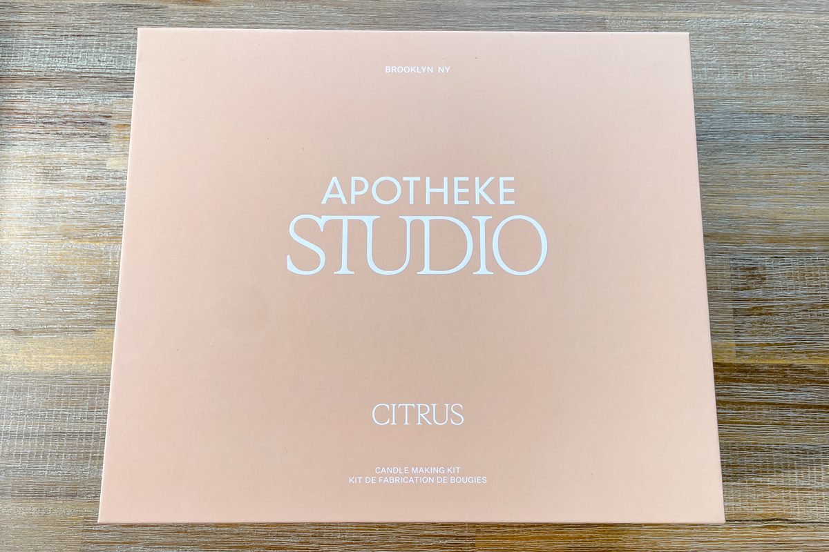 Apotheke Candle Making Kit box