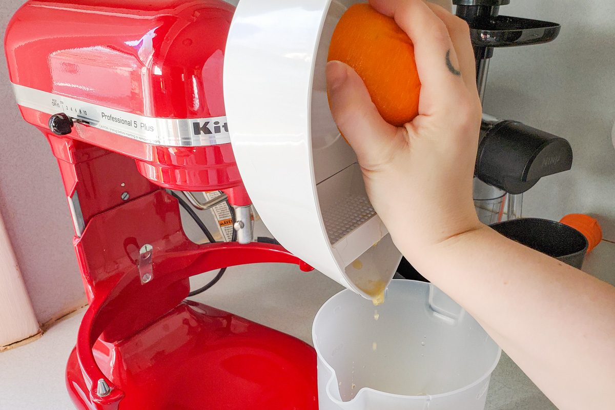 kitchenmaid mixer with juicer attachment