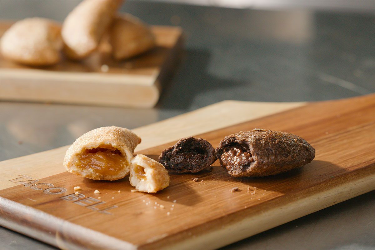 Chocolate Fudge & Caramel Empanadas