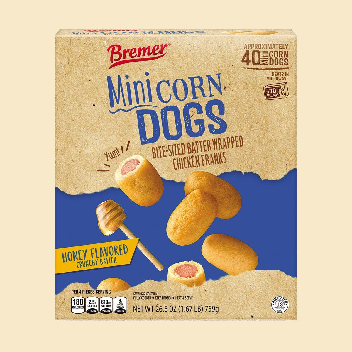  Bremer Mini Corn Dogs
