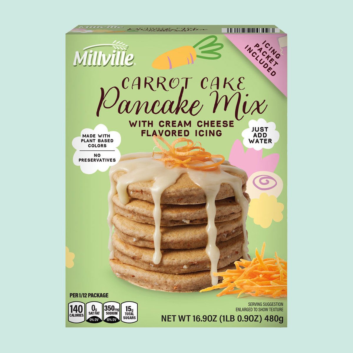 Millville Carrot Cake Pancake Mix 