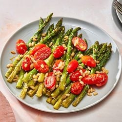 Roasted Asparagus and Tomatoes