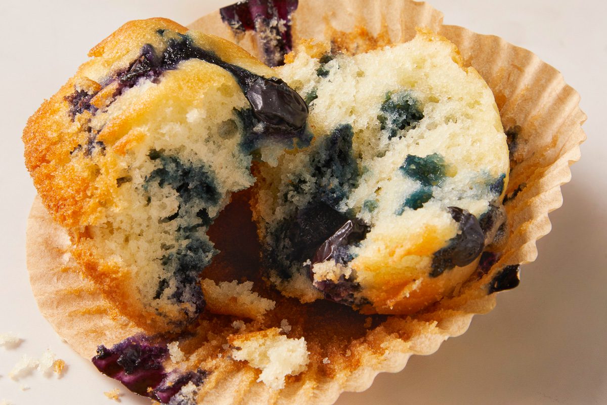 Blueberry Muffins With Sour Cream
