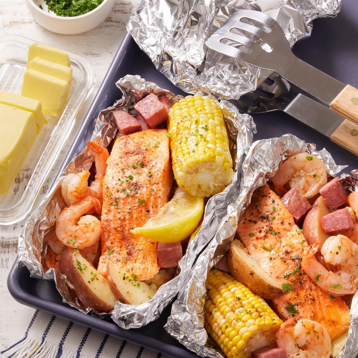 Seafood Boil on the Grill