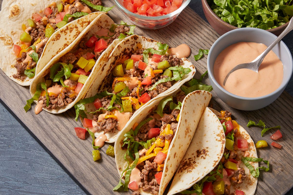 Cheeseburger Tacos