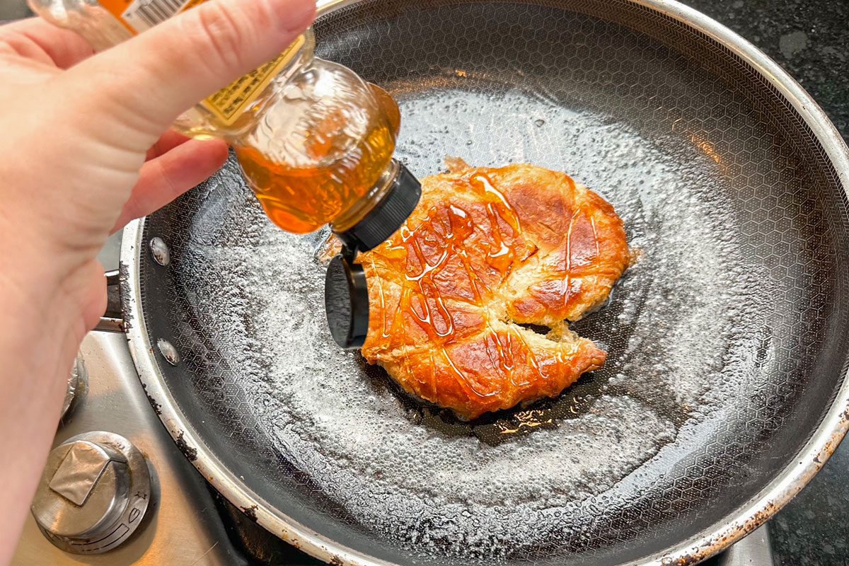 I Tried The Viral Smashed Croissant Trend Smashed Croissant 2 Lindsay Parrill For Taste Of Home