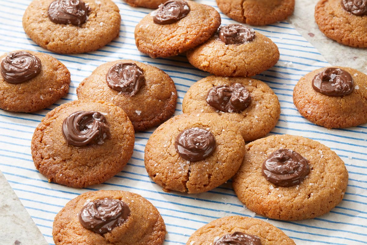 Peanut Butter Thumbprint Cookies