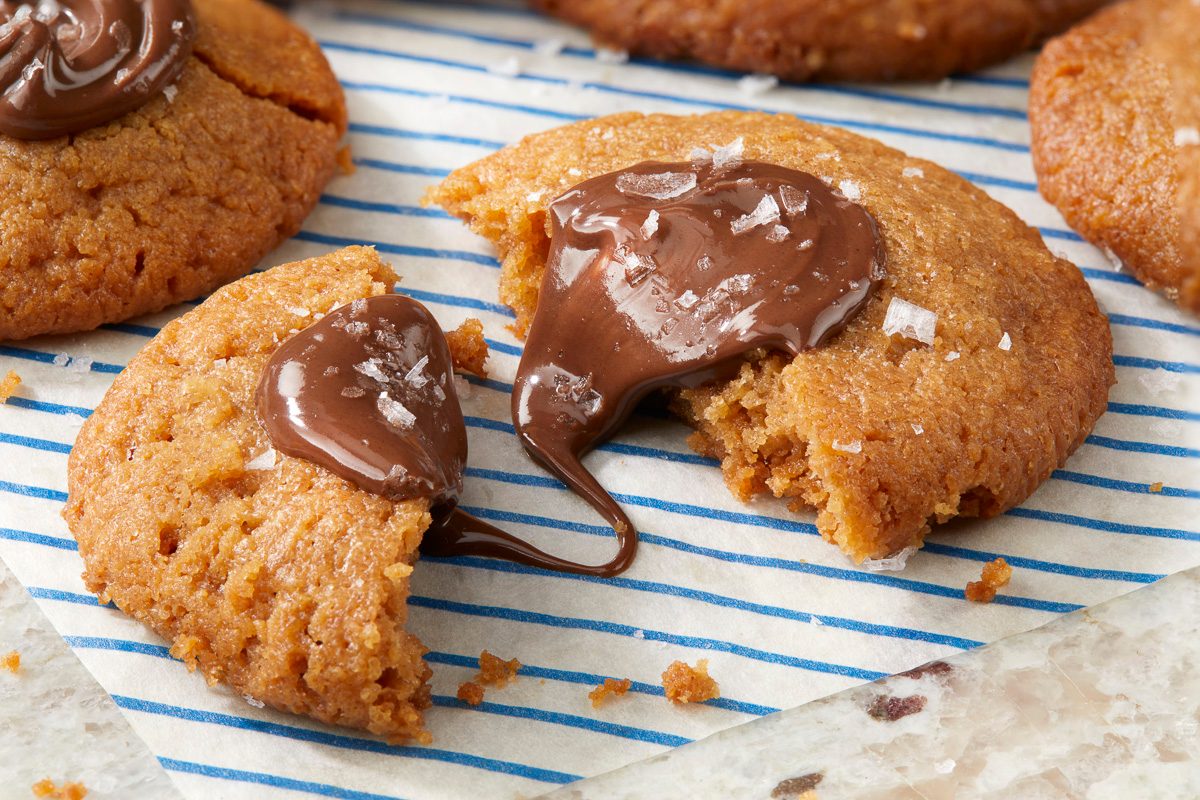 Peanut Butter Thumbprint Cookies