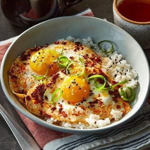 Chili Crisp Eggs
