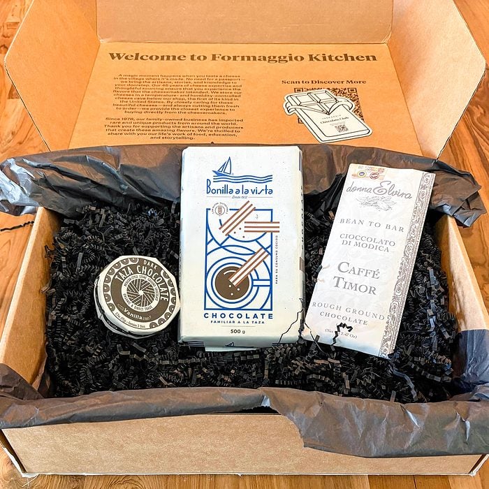 opened box of chocolates