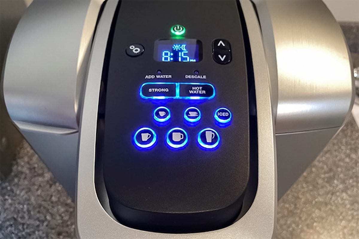 close up of Keurig K Elite Single Serve Coffee Maker