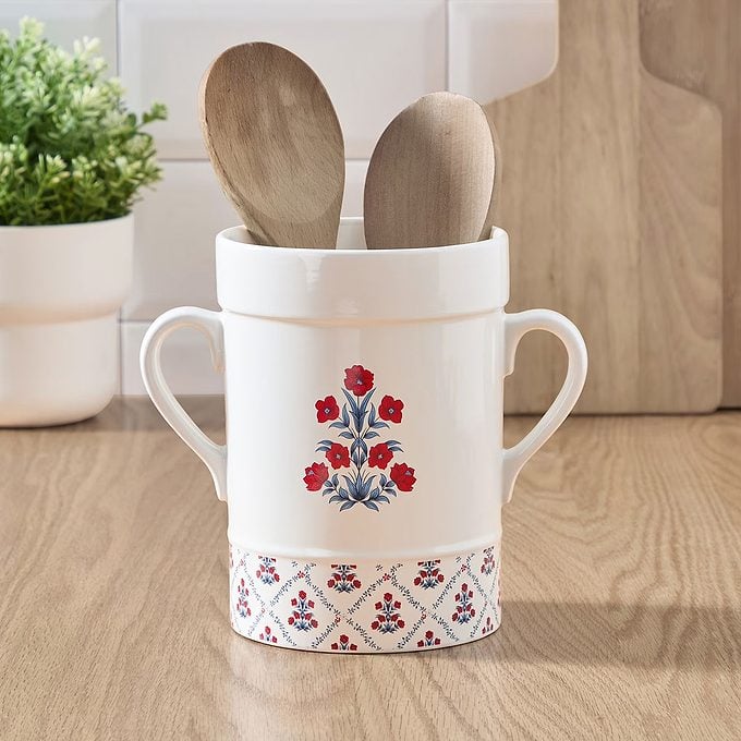 The My Texas House Summer Collection Ceramic Utensil Crock Via Walmart.com