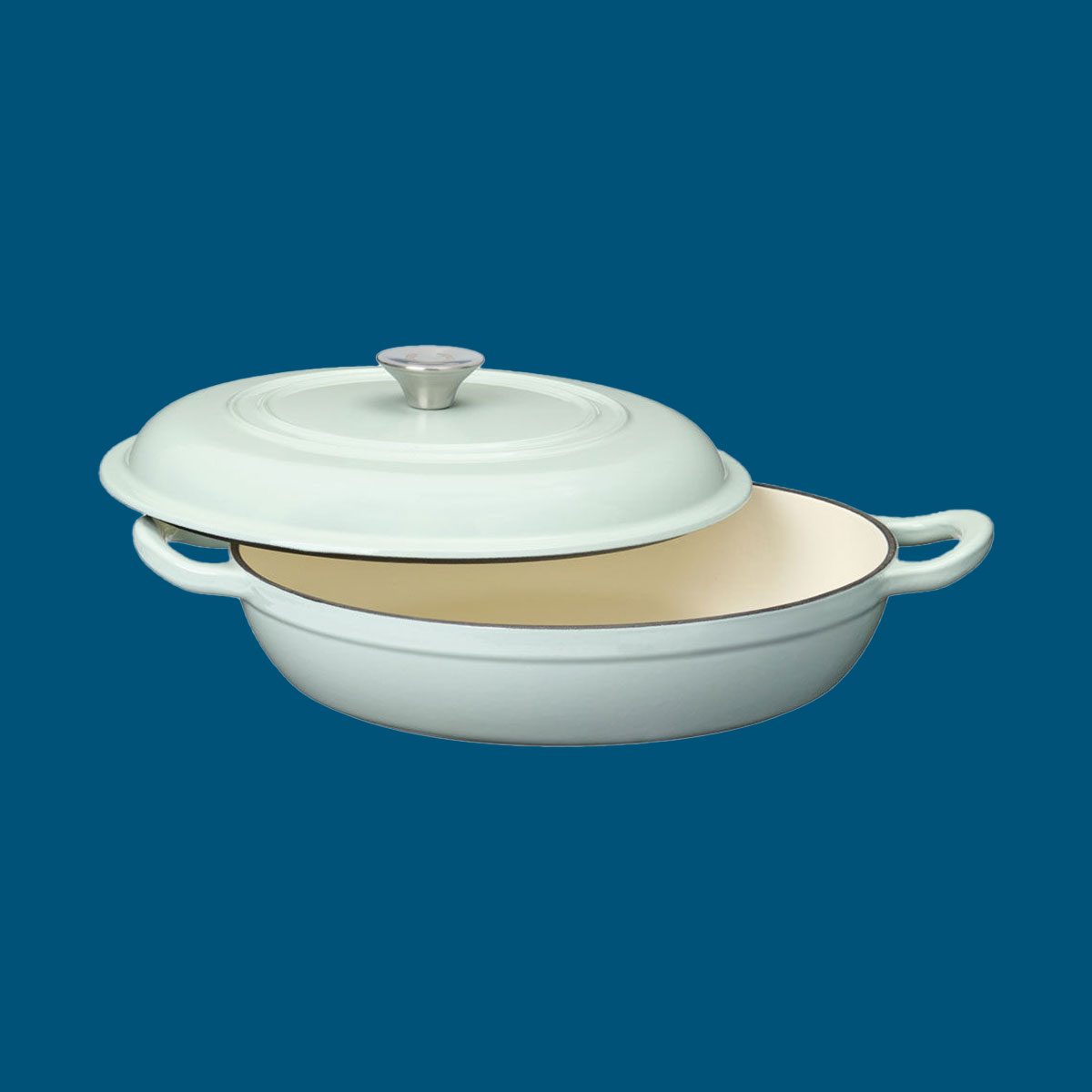 10 Best Aldi Finds Of May Crofton Castiron Braiser Blue Courtesy Aldi