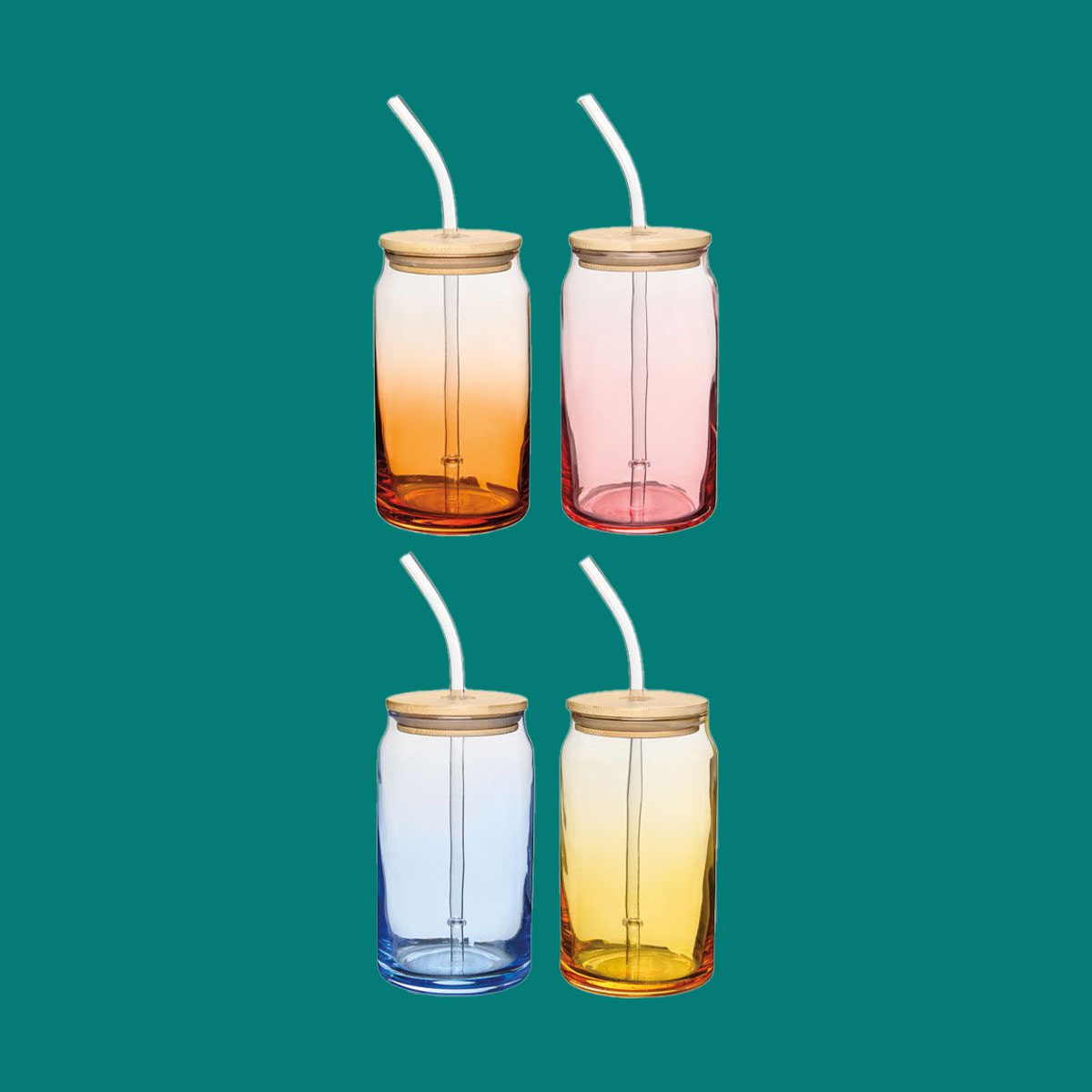 10 Best Aldi Finds Of May Crofton Glass Drinking Jars Ombre4pk Courtesy Aldi