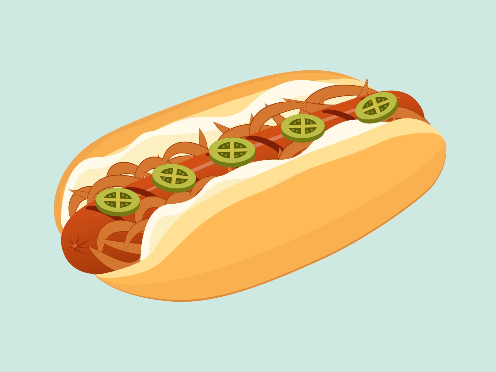 Seattle Style Hot Dog