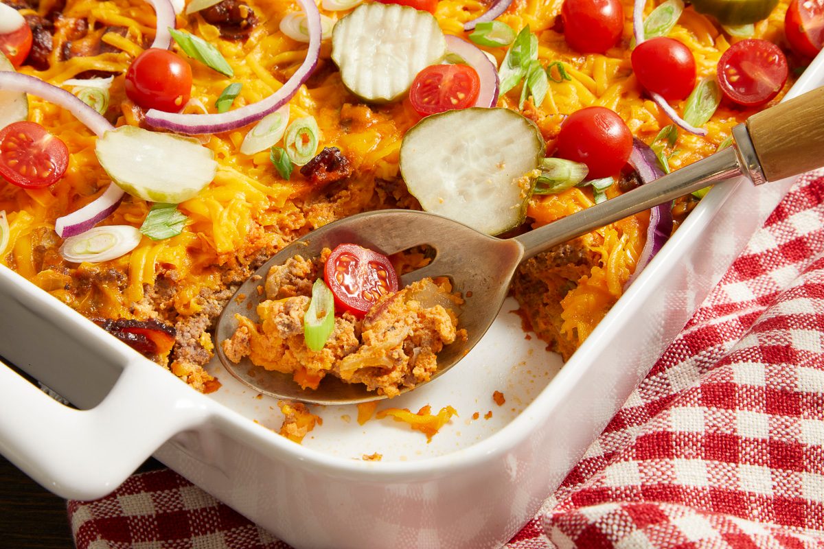 Bacon Cheeseburger Casserole