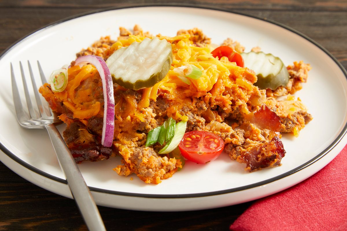 Bacon Cheeseburger Casserole