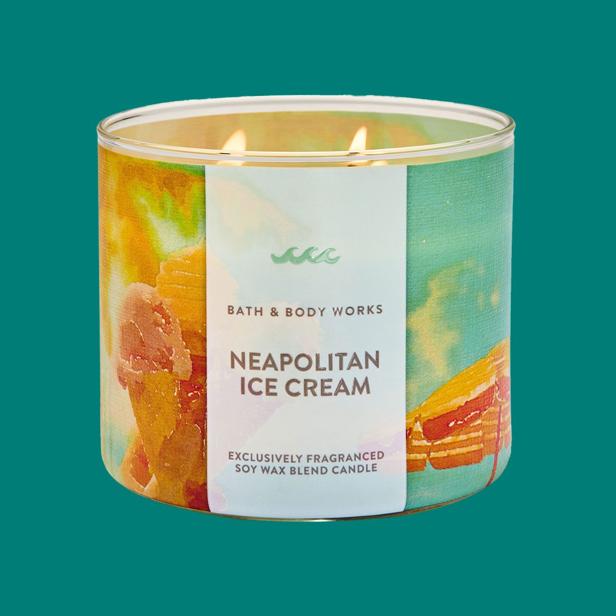 Bath And Body Works Neapolitan Ice Cream Candle 