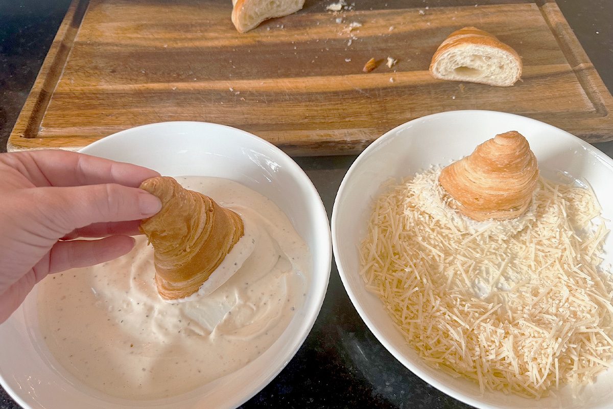 Caesar Salad Croissants Caesar Croissants 3 Lindsay Parrill For Taste Of Home