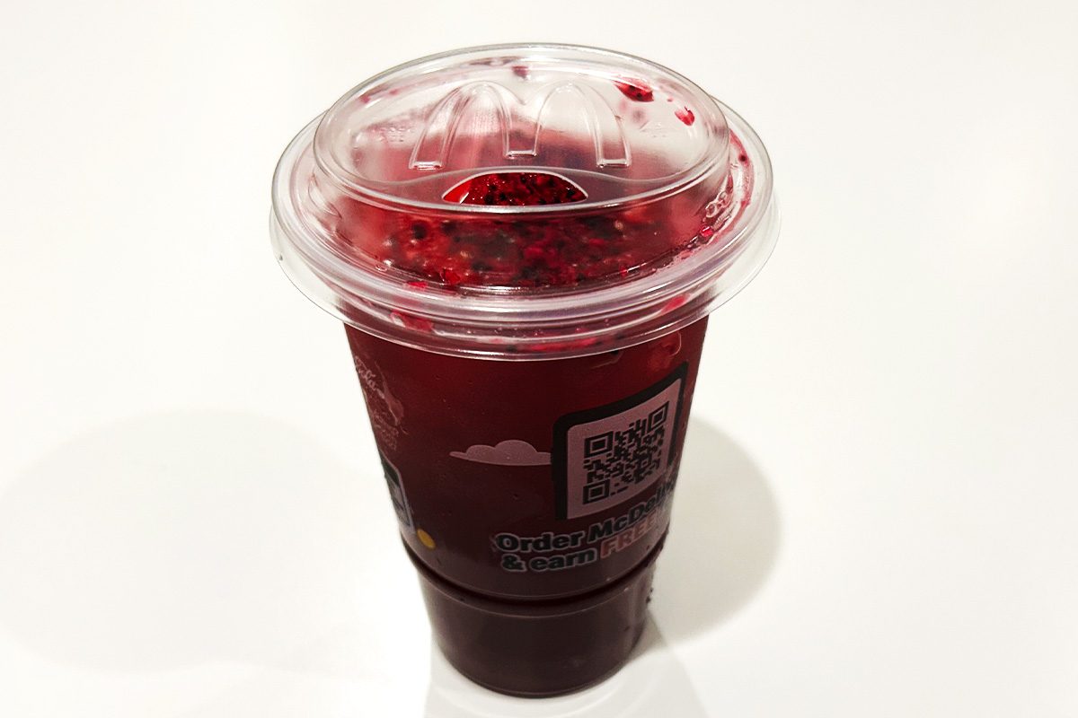 I Tried The New Mcdonald's Dirty Sodas Blackberry Passionfruit Melany Love For Taste Of Home