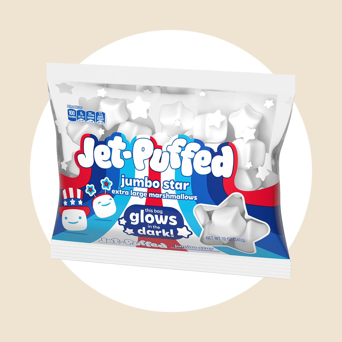 Limited Edition Grocery Items For America Et Puffed Jumbo Star Extra Large Marshmallows Via Walmart.com
