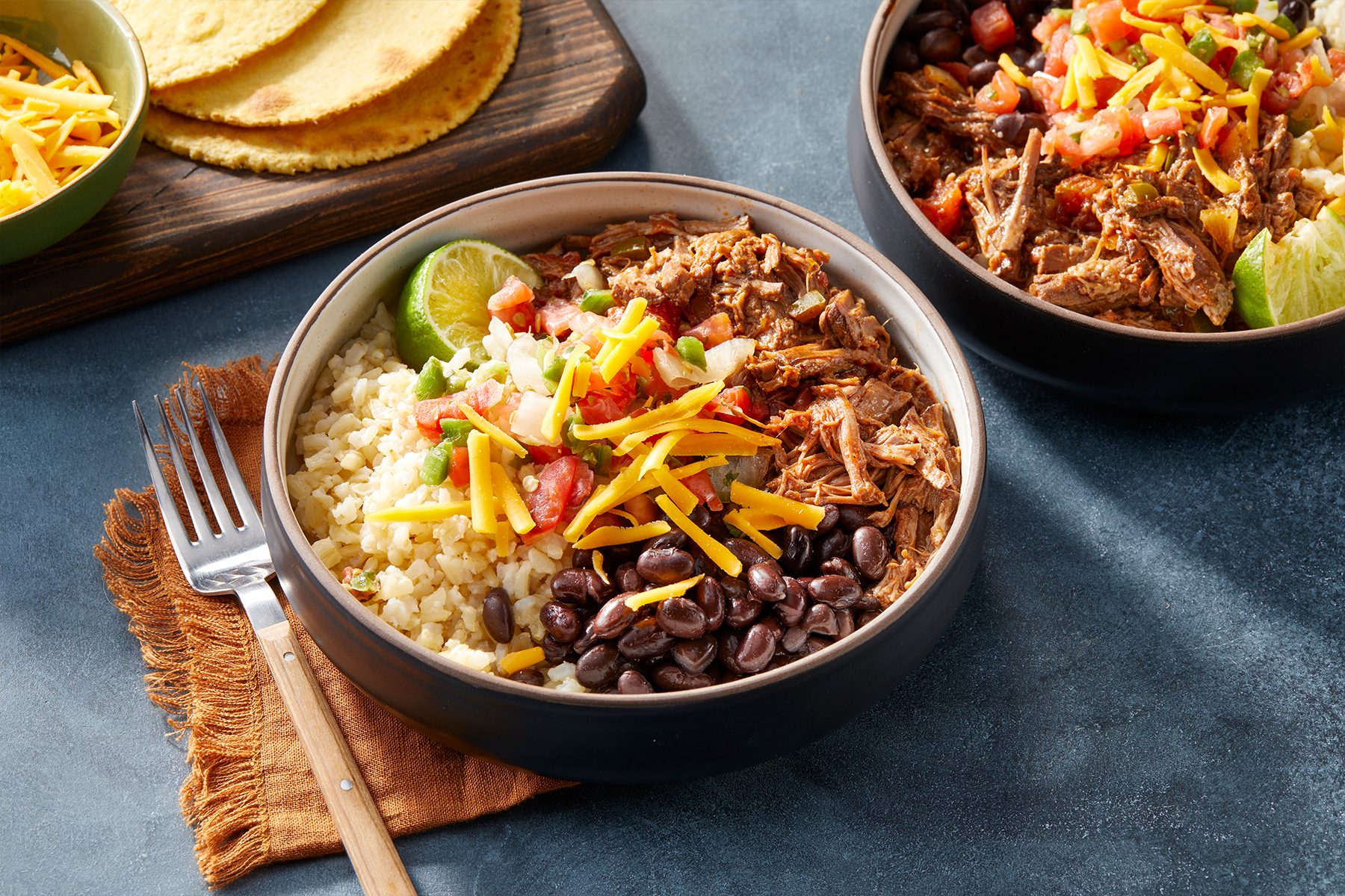 assembled Taco Bowl