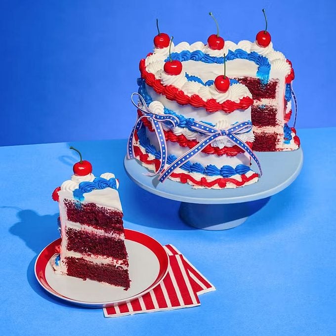 Red Velvet Heart Cake
