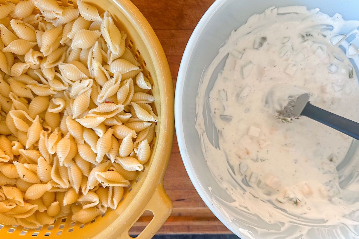 Brined My Pasta In Pickle Juice Pickle Brine Pasta 3 Lindsay Parrill For Taste Of Home