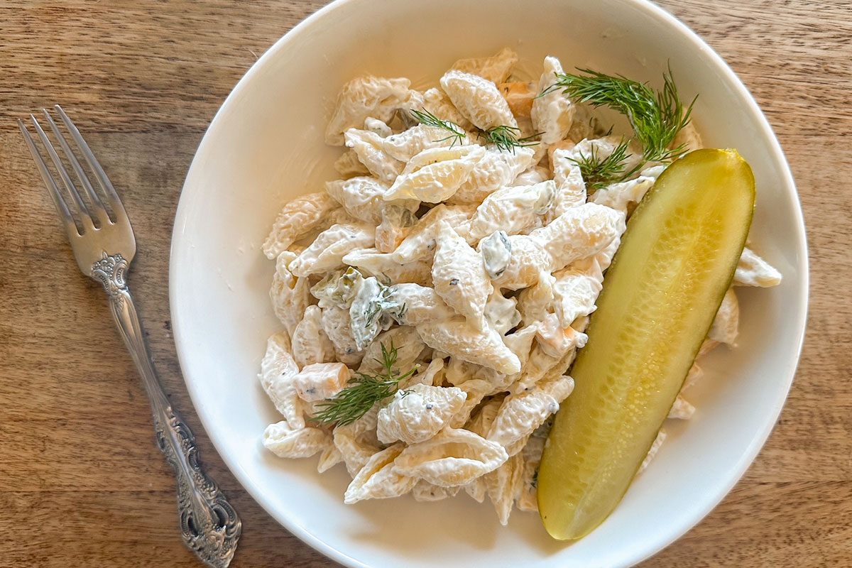 Brined My Pasta In Pickle Juice Pickle Brine Pasta 6 Lindsay Parrill For Taste Of Home