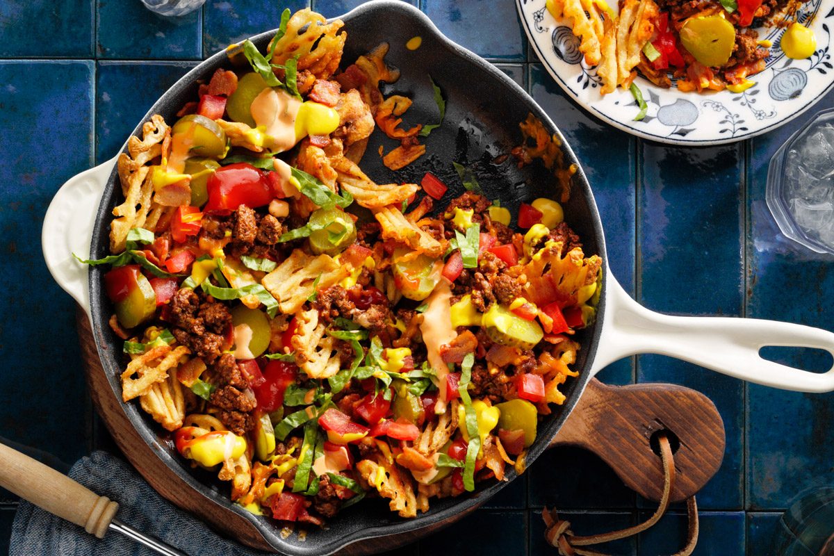Cheeseburger Nachos