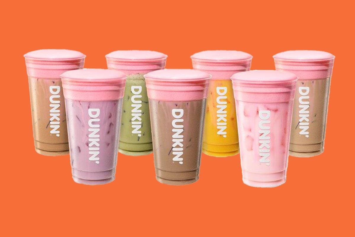Dunkin' Just Added Barbie Pink Strawberry Cold Foam Barbie Pink Strawberry Cold Foam Courtesy Dunkin Dkedit
