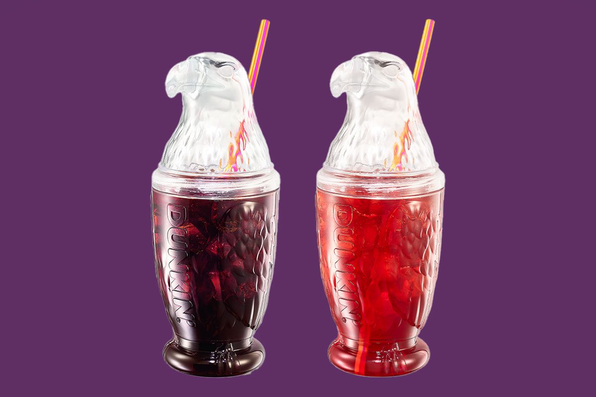 Dunkin Eagle Cup With Tea Refresher