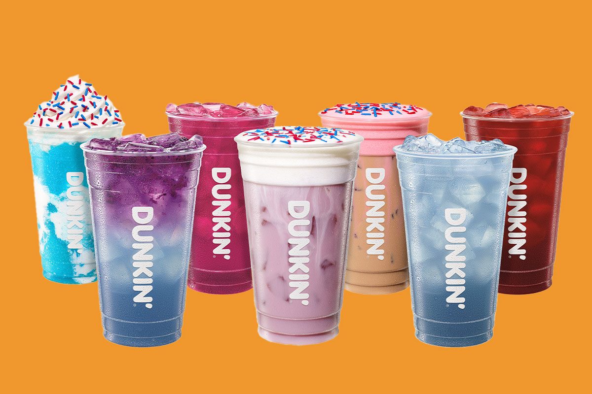 Dunkin Eagle Cup Fourth Of July Beverage Lineup