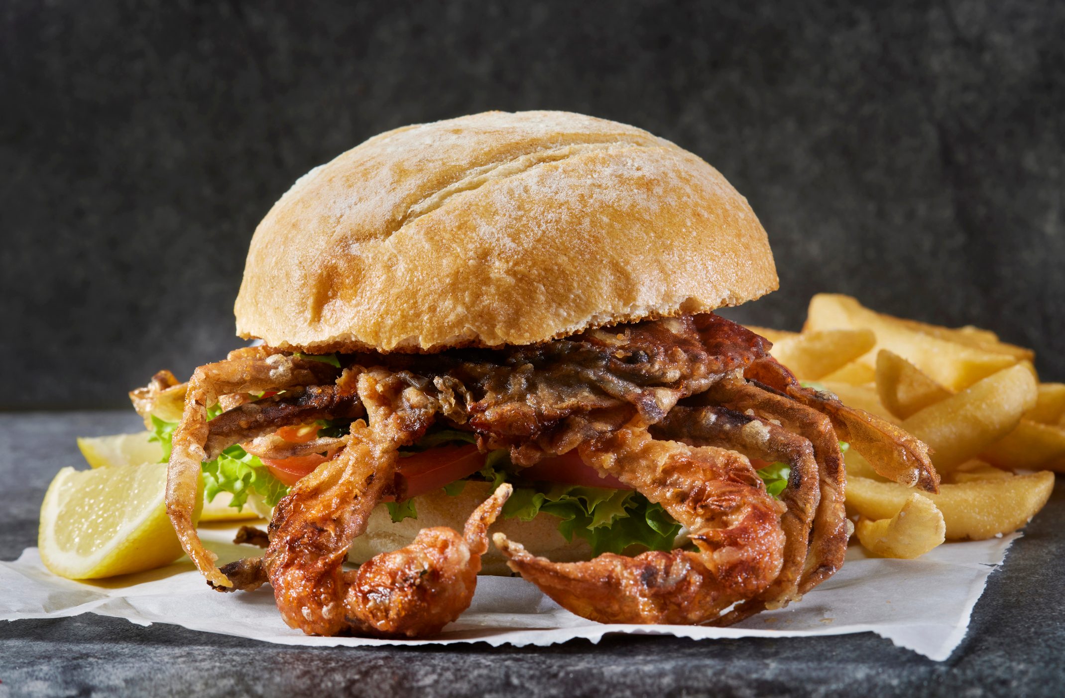 Crispy Soft Shell Crab Sandwich