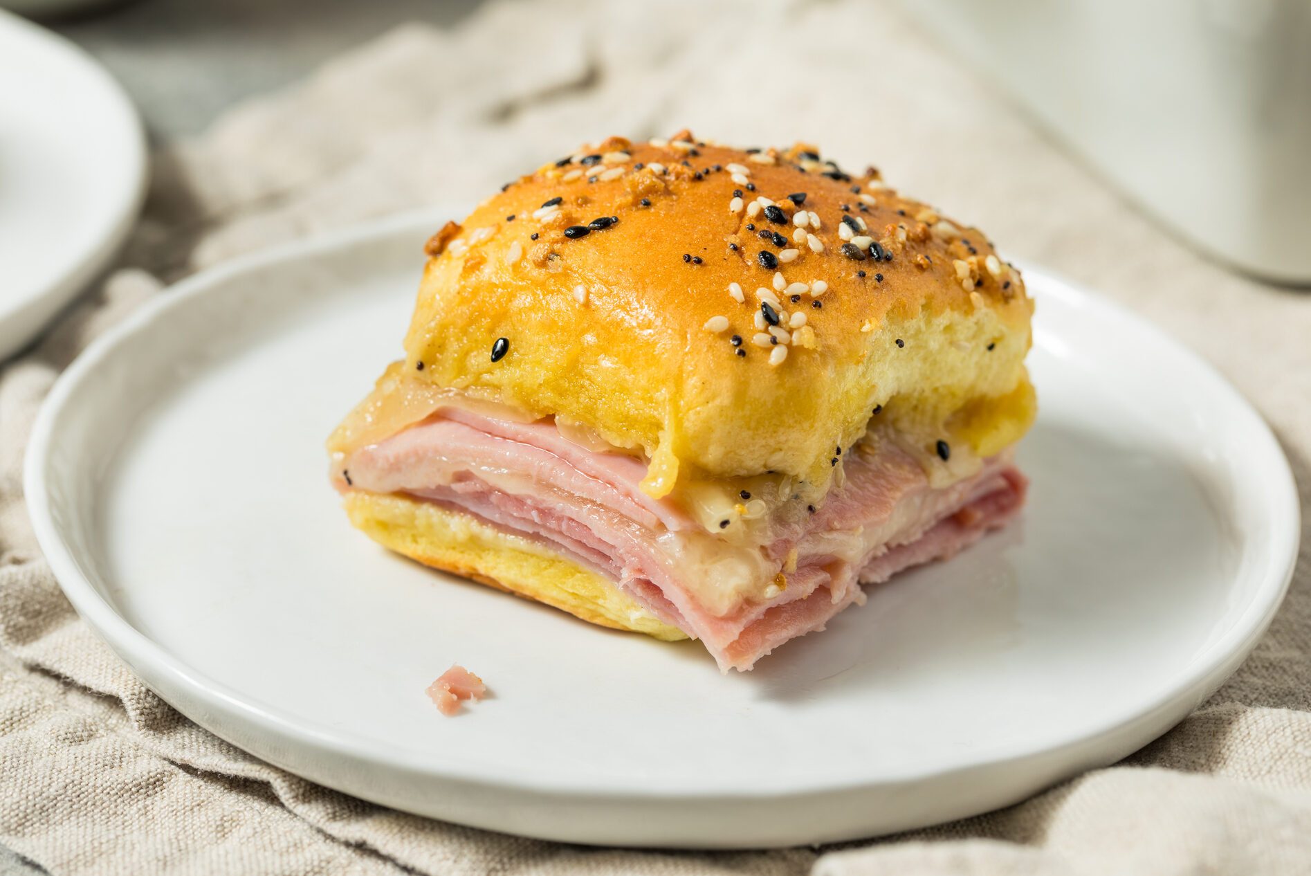 Homemade Ham and Cheese Sliders for a Party