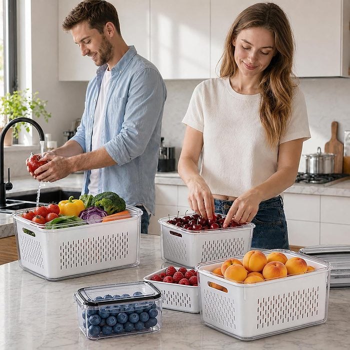 Hometall 4 Pack Fruit Storage Containers Via Amazon.com