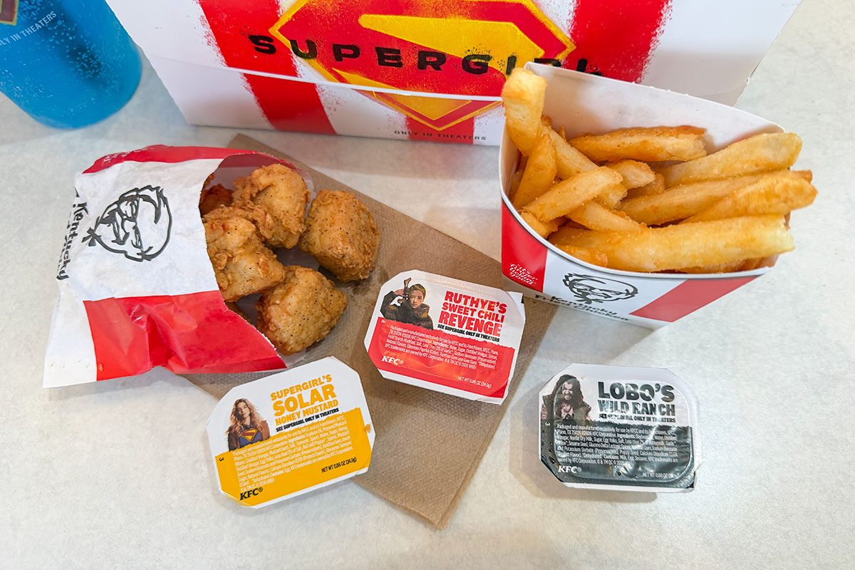 I Tried Kfcs Supergirl Menu 