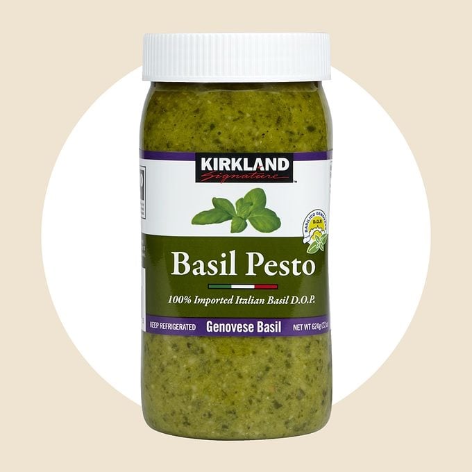 Kirkland Signature Imported Basil Pesto, 22 Oz Via Costcobusinessdelivery.com