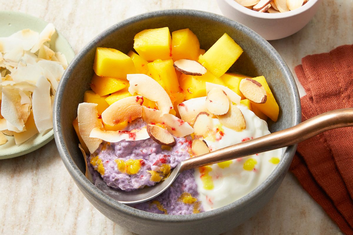 Shaved Mango Yogurt Bowl