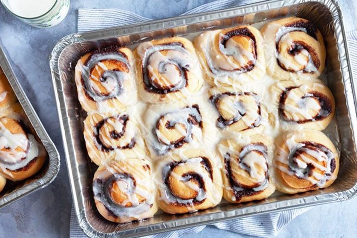 Sweets To Roast Over A Campfire Cinnamon Rolls Sarah Tremonte For Taste Of Home